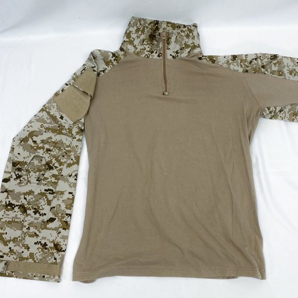 Mens Military Camo Bodysuit Shirt Official Serviceman On Duty Long Sleeve Top - Picture 2 of 13